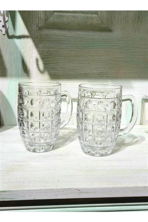 Monki Haus 2'li Kulplu Bira Bardağı Rotaflex Pub