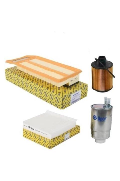 OPAR Fiat Linea 1.3 Multijet Euro 5 Filtre Bakım Seti 4 Lu