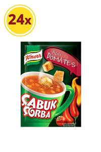 Knorr Acılı Domates Çabuk Çorba 22 Gr X 24 Adet