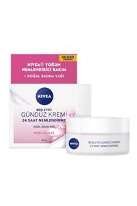 Nivea Besleyici Gündüz Kremi 24 Saat Nem.doğ.badem Yağı 50 ml.