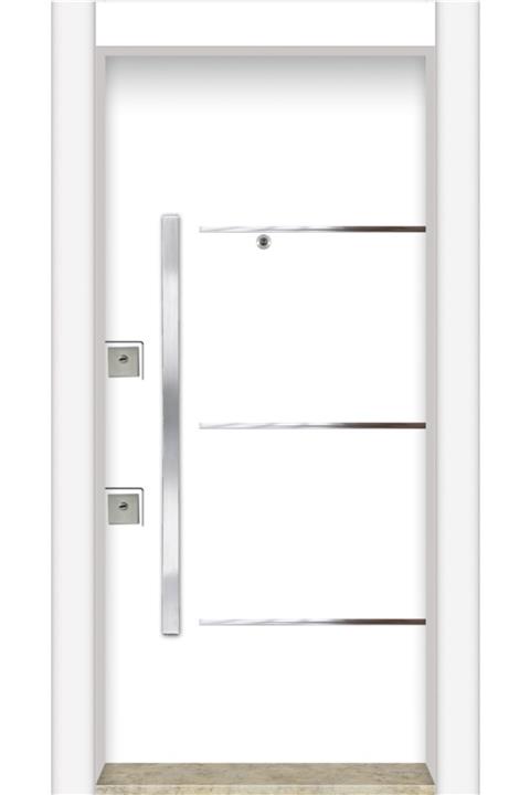 monocelikkapi Beyaz Çelik Kapı