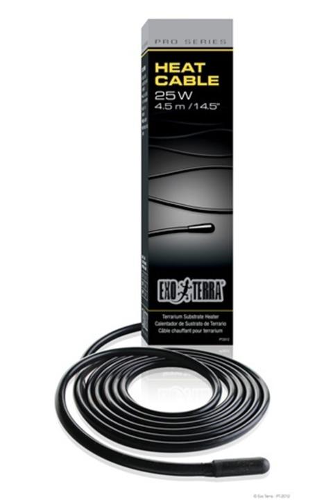 HİLALSHOP Exo Terra Sürüngen Kablo Isıtıcı 25 Watt 4,5 Metre