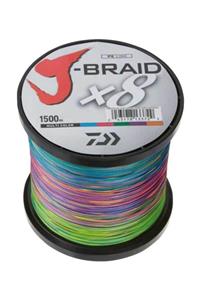 DAIWA Daiwa J-braid X8 Multicolor Ip Olta Misinası 1500mt 0.28 mm