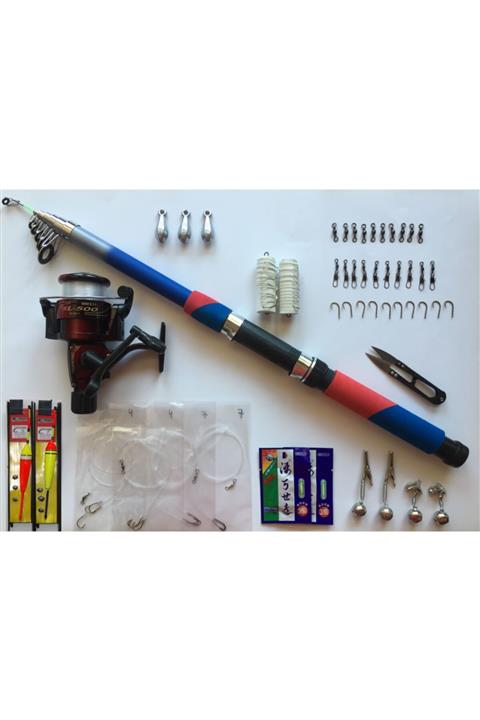 SASA 50 Parça 1. Kalite Olta Seti 3 Metre Kamış 50'lik Makine