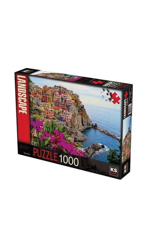 Ks Puzzle 1000 Parça Village of Manarola Puzzle