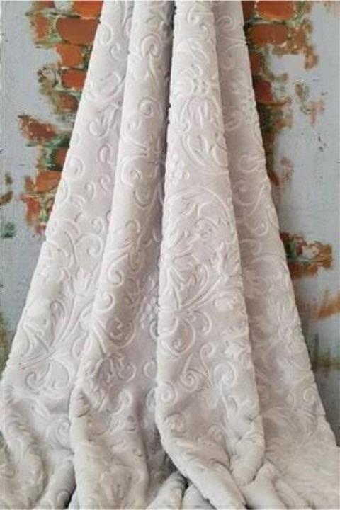 Özdilek Prestige Çift Kişilik Battaniye Açık Kahve