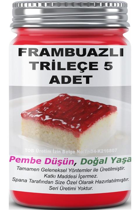 SPANA Frambuazlı Trileçe Ev Yapımı Katkısız 330gr