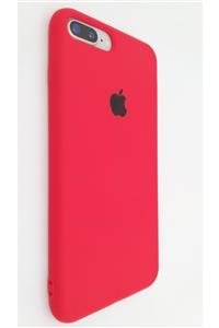 Broncover Iphone 7 / 8 Plus Kırmızı Lansman Içi Kadife Logolu Silikon Kılıf