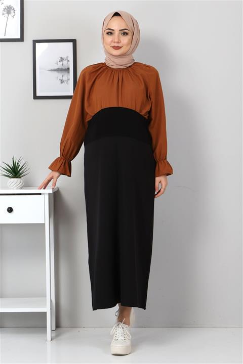 Tesettür Dünyası Kadın Siyah Hamile Eteği Tsd1107