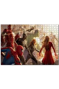 Cakapuzzle Marvel Sinematik Evreni Tüm Kahramanlar 500 Parça Puzzle Yapboz Mdf (ahşap)