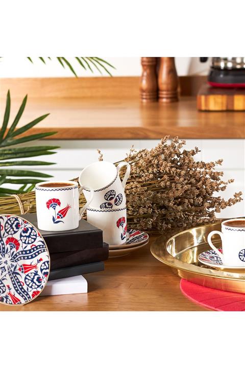 Karaca Hasbahçe 6 Kişilik Kahve Fincanı Takımı 80 ml