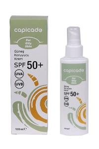 Capicade Spf 50+ Güneş Koruyucu Krem Yağlı & Akneli Ciltler 100ml