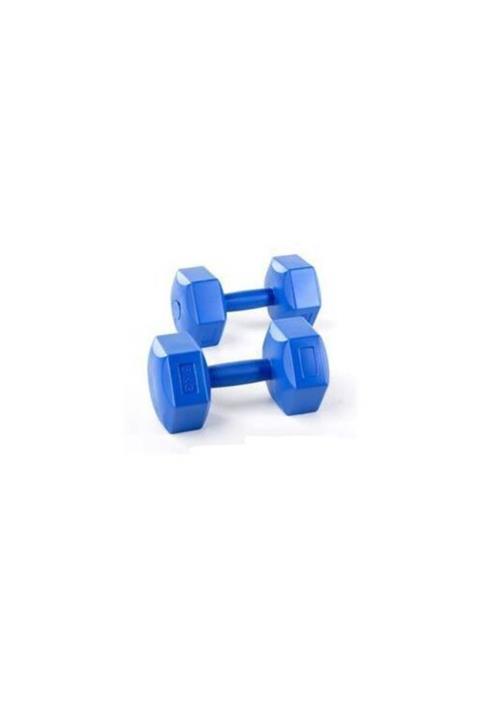 performans spor Dambıl 4 Kg X 2 Adet Plastik Dambıl 1 Çift Dumbell Seti