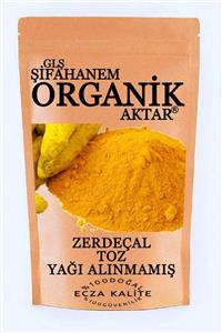 GLŞ ŞİFAHANEM ORGANİK AKTAR Zerdeçal Toz Çekilmiş Zerdeçal Yağı Alınmamış 1. Sınıf 250gr