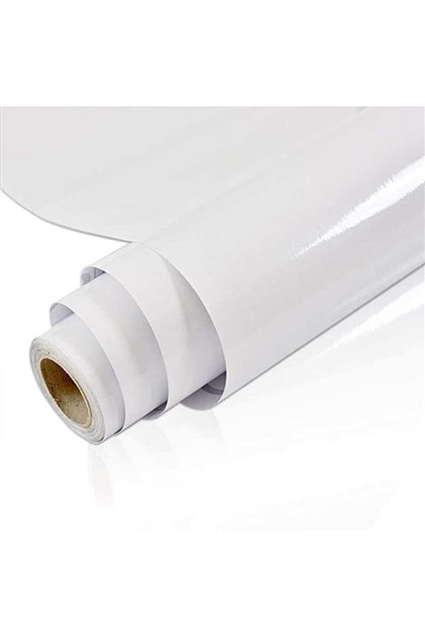 NewVario Parlak Beyaz Folyo Kaplama Folyosu 45 cm x 1 metre