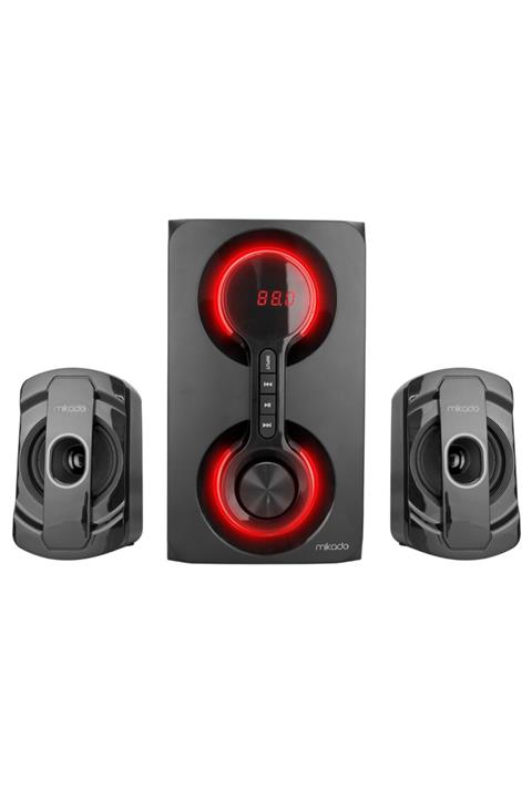 DTS Teknoloji Mikado Md-221bt 2+1 40w Siyah Usb+tf Cart+fm+bluetootk Speaker