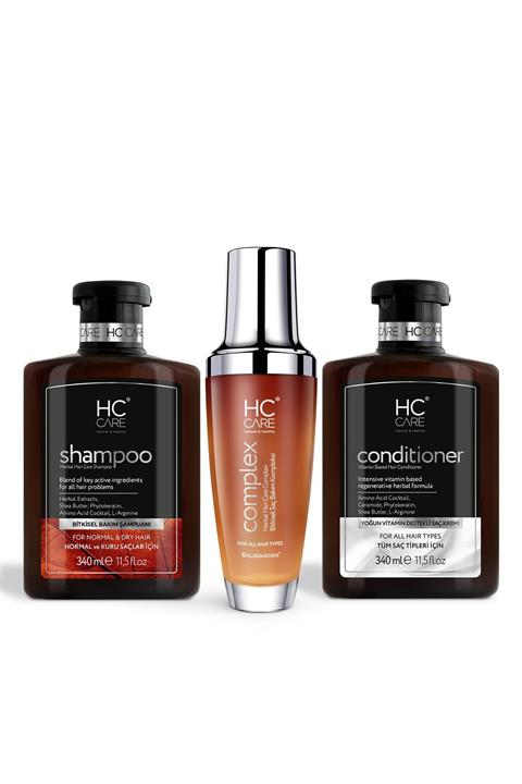 HC Care Complex, Şampuan, Krem 3'lü Set