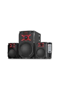 Mikado Siyah Usb + Sd + Fm Destekli Multimedia Bluetooth Speaker Md-1512 2+1 10w+5w*2