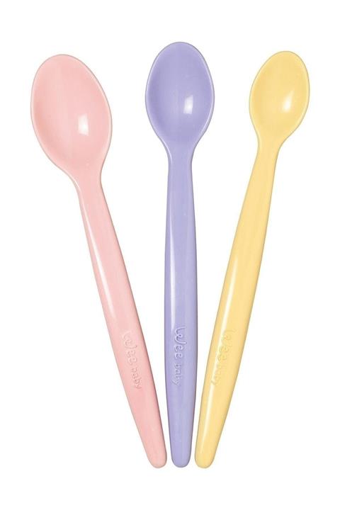 Wee Baby 3'lü Set Mama Kaşığı Pembe