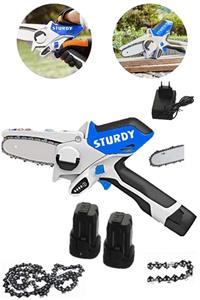 Sturdy Power Tools Japon Technologymagic Saw X-torq Li-on Akülü Dal Kesme Testere Bıçkı Makinası Çift Akülü Turbo Güç