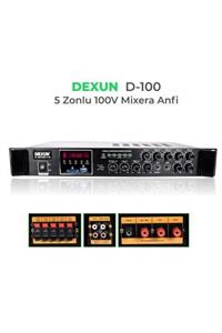 Dexun D-100 5 Bölgeli 100v Hat Trafolu Anfi
