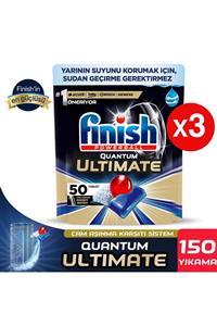 Finish Quantum Ultimate 150 Kapsül Bulaşık Makinesi Deterjanı Tableti (50x3)