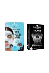 Rituel De Beaute Oksijen Maske + Black Aktif Karbon Siyah Nokta Ve Kir Temizleyici Burun Bandı