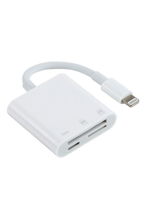 yakuppolt Iphone Ipad Için Lightning To Sd-tf Hafıza Kart Çevirici Adaptör Ipad Air Mini Iphone