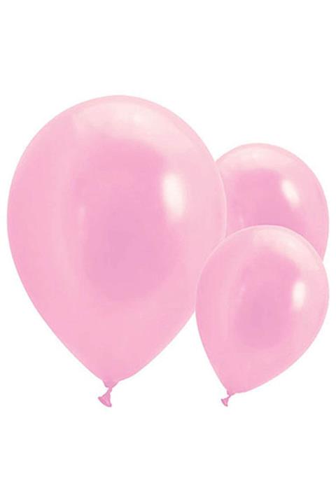 Kullan At Market Metalik Pembe Balon