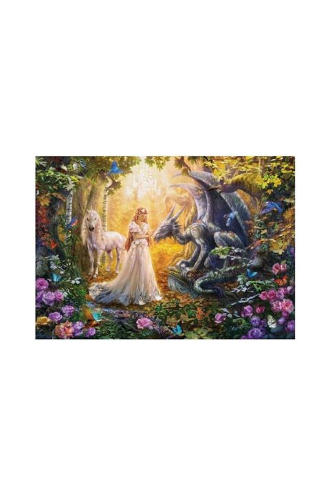 EDUCA Dragon, Princess And Unicorn 1500 Parça Puzz /