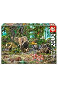 EDUCA African Jungle 2000 Parça Puzzle No.16013