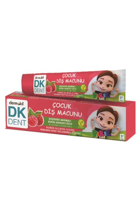 Dermokil Dk Dent Pırıl Ahududu Aromalı Vegan Çocuk Diş Macunu 50 ml