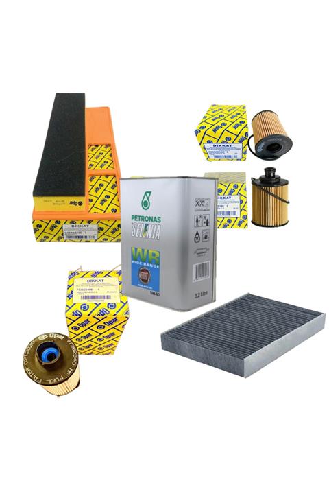 OPAR Fiat Punto Euro 4 1.3 Jtd Multijet 16v Filtre Bakım Seti 2003-sonrası [krbn 4+1-otodeposuset4343h]