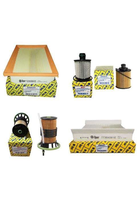 OPAR Fiat Egea Euro 6 1.3 Multijet Filtre Bakım Seti 2016-2020 Model 95 Bg [4lü-otodeposuset5396c]