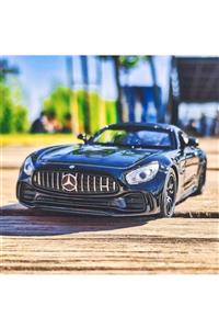 MERCEDES Amg Gtr Koleksiyon Metal Araba 12cm Lüks Araba Siyah