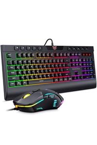 MASTEK Onikuma G21 + Cw902 Oyun Klavye & Mouse Set Kablolu Rgb 6400dpı Mouse Mekanik Klavye