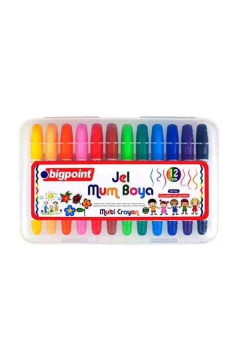 Bigpoint 12 Renk Jel Mum Boya 748