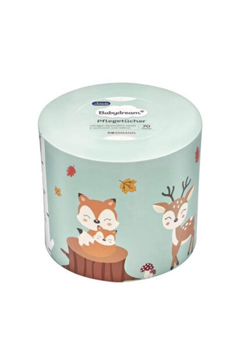 BABYDREAM Kağıt Mendil Yuvarlak Kutu 70’li