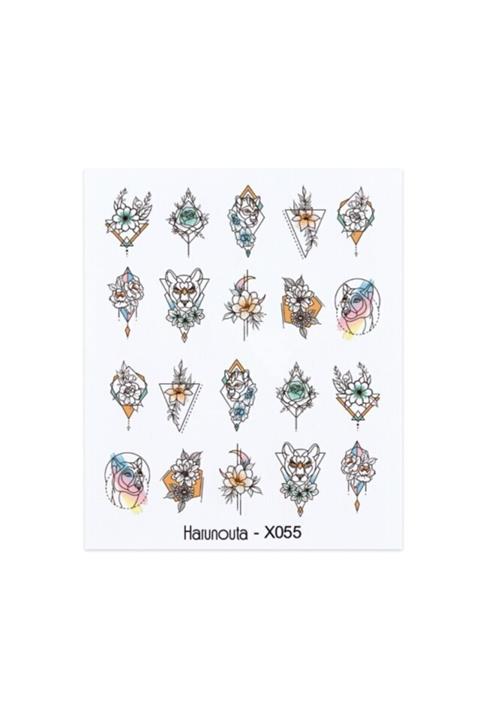 Dumledo Hayvan Figürleri Serisi-1 Nail Art Tırnak Sticker