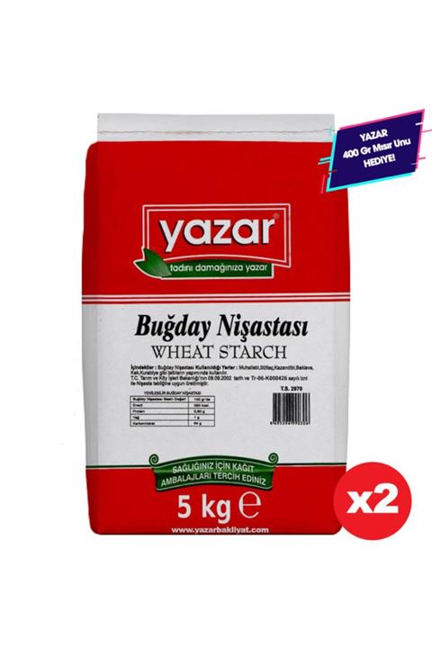 YAZAR Buğday Nişastası 5 Kg X 2 Paket