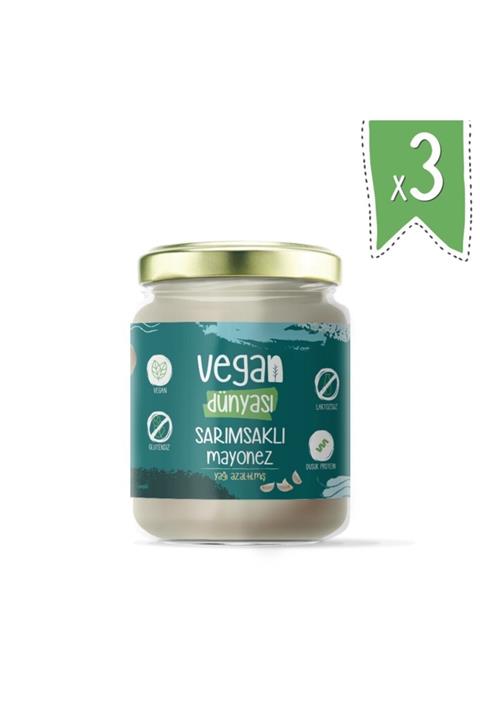 Vegan Dünyası Mayonez 300 G - Sarımsaklı X3