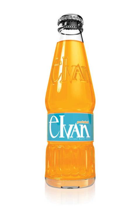 Elvan Gazoz Portakallı 250 ml  6'lı Paket