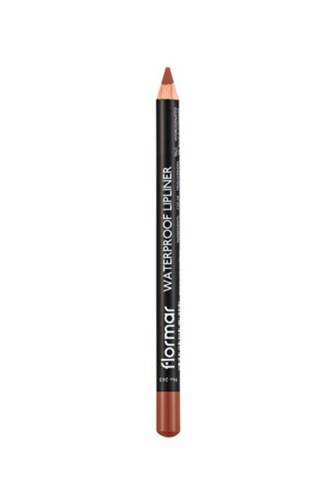 Flormar Suya Dayanıklı Dudak Kalemi - Waterproof Lipliner No:109 Sütlü Kahve