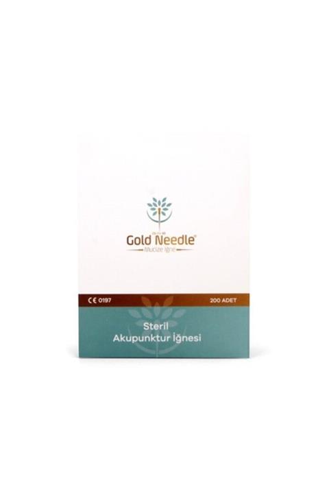 GOLD NEEDLE Steril Akupunktur Iğnesi 0.25mm X 25mm 200 Lü