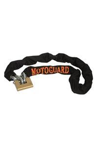 Motoguard 14 mm Kesilmeyen Güvenlik Zinciri 1.5 mt ve  Kilit Mp1501