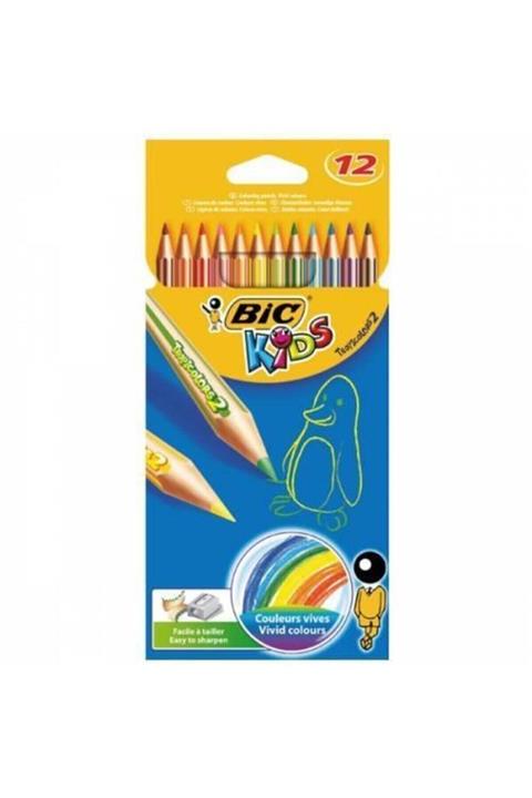 Bic Kids Tropicolors Kuru Boya Kalemi 12 Renk