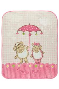 Golden Bebek Battaniyesi 105x125 Cm Pembe