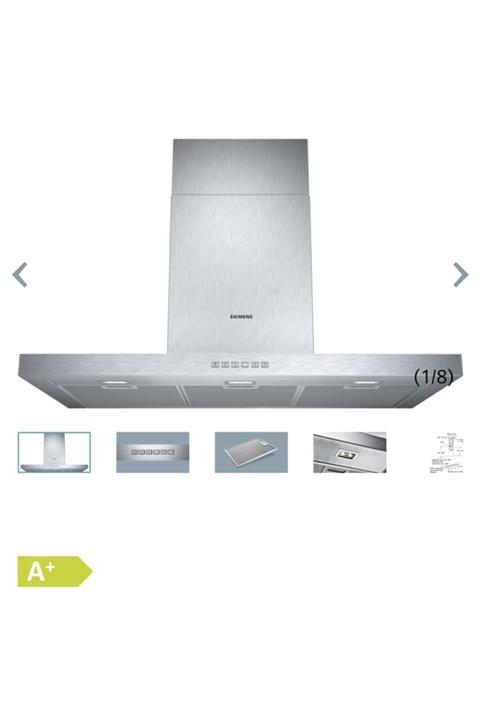 Siemens Ankastre Davlumbaz Duvar Tipi 90 Cm Lc97bc532