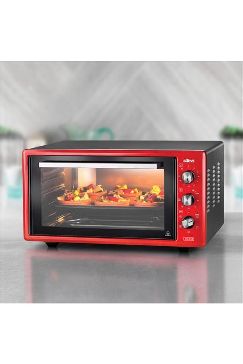 Stilevs Kırmızı Midi Fırın Jett 4510