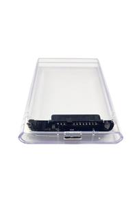 Techmaster 2.5 Inç Usb 3.0 Sata Ssd Harddisk Hdd Harici Kutu Şeffaf Dd-116t